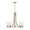 Z-Lite Beckett 5 Light Chandelier, Olde Brass And Clear Seedy 492-5OBR - alternate 2